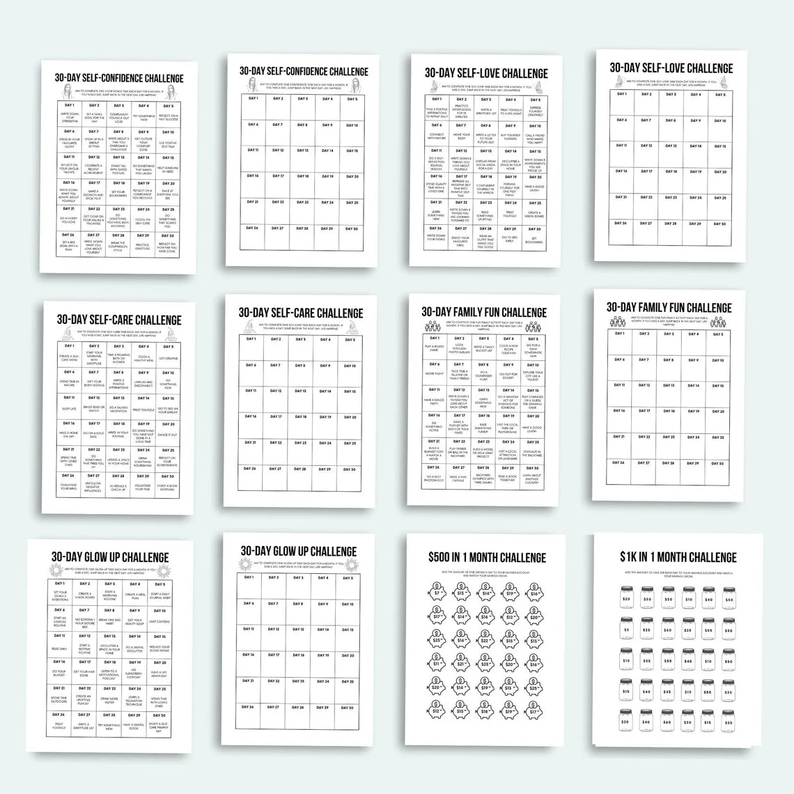 30-Day Life Reset Planner – Focus, Habits & Clarity (PDF)