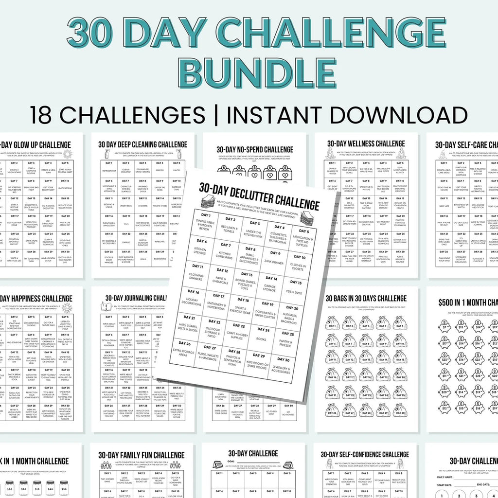 30-Day Life Reset Planner – Focus, Habits & Clarity (PDF)
